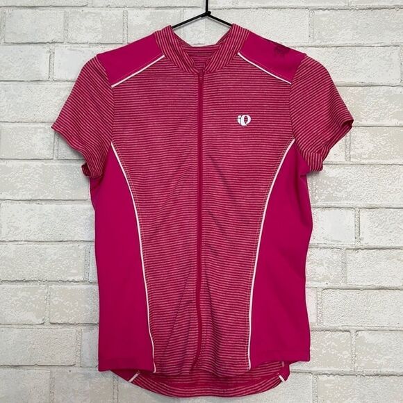 Pearl Izumi Pink Cycling Full Zip Short Sleeve S - Picture 1 of 6